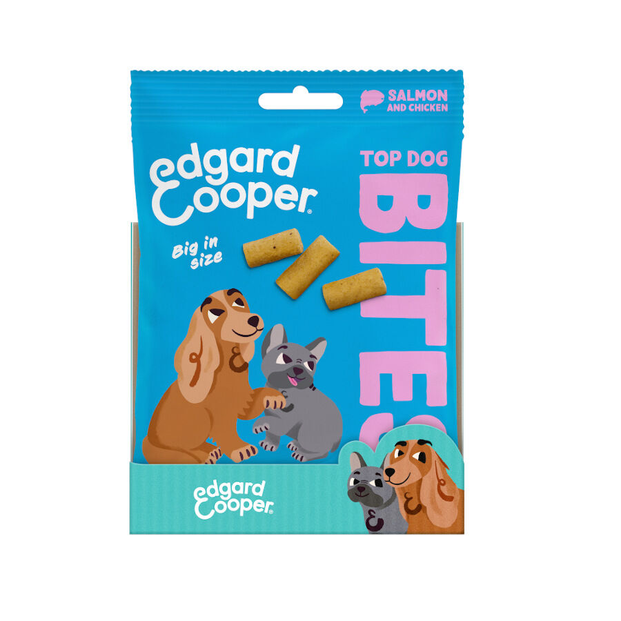 50 g Edgard & Cooper Bocaditos Grandes de Salm&oacute;n y Pollo snack  para perros, , large indicador imagen numero 8